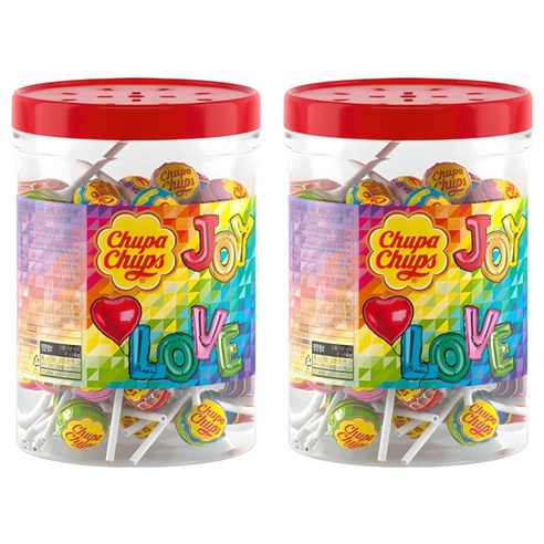 츄파춥스 농심 미니튜브 50p, 550g, 2개