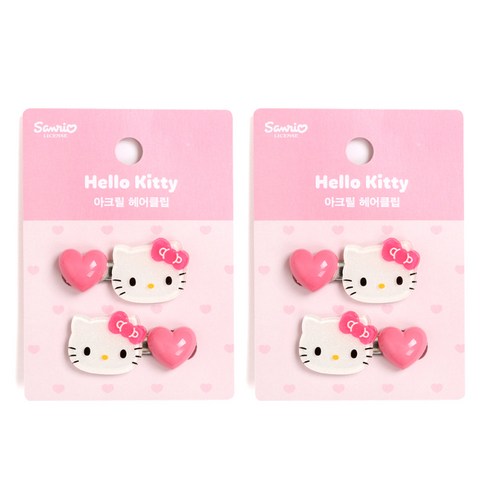 귀여움 한도 초과! 산리오 헤어클립으로 완성하는 사랑스러운 하루 키티헤어핀