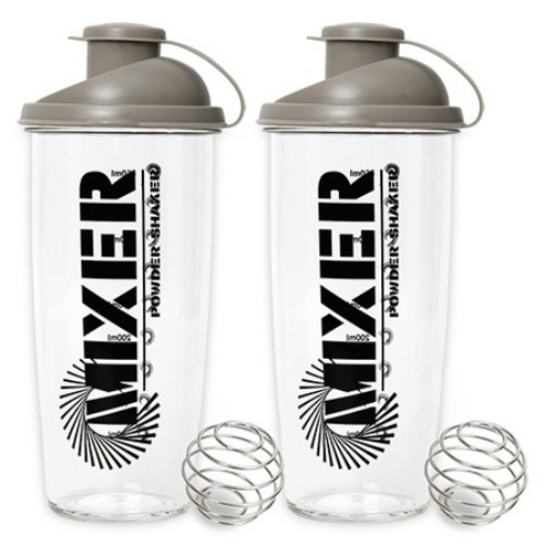 믹스쉐이커 550ml + 쇠이킹볼 세트, 혼합색상, 2세트