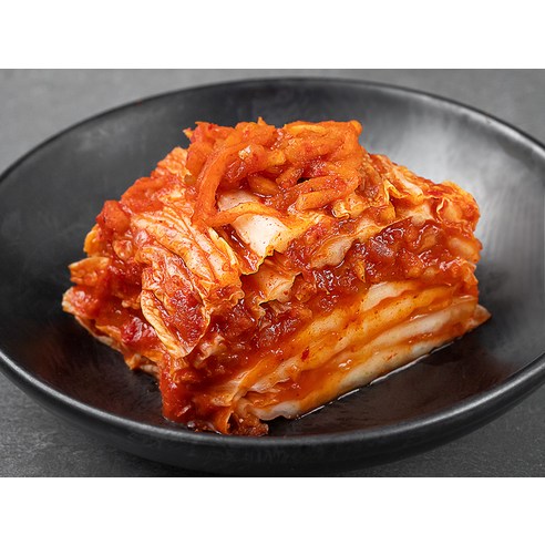 신선한 재료로 만들어진 맛있는 배추포기김치