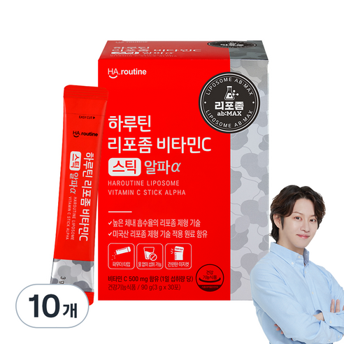 하루틴 리포좀 비타민C 스틱 알파α 30p, 90g, 10개