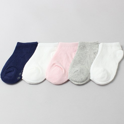 키즈퓨처 아동용 루루 망사 발목 양말 5p
