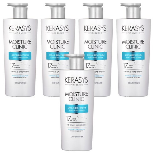 케라시스 모이스춰 클리닉 컨디셔너, 600ml, 5개