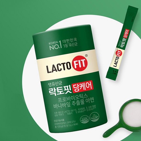 락토핏 당케어 유산균, 120g, 2개