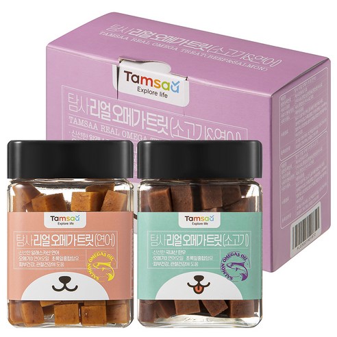 빛나는 털과 건강한 피부를 위한 최고의 선택, 탐사 리얼 오메가 트릿