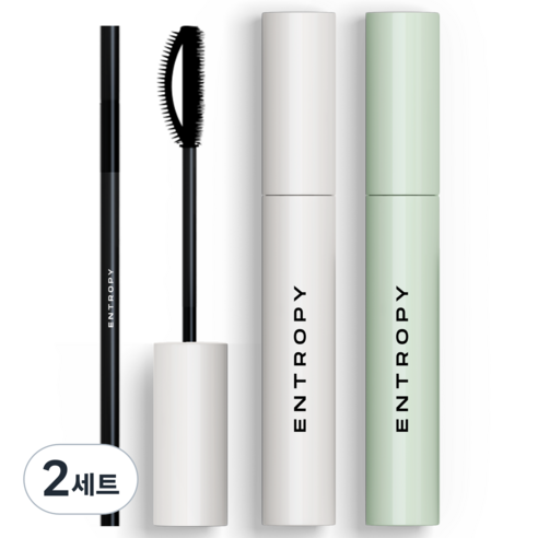 엔트로피메이크업 터프 브로우리프트펌 아이브로우 카라, 혼합색상, 2세트