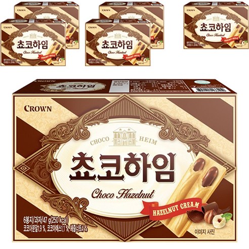 크라운 쵸코하임, 47g, 6개