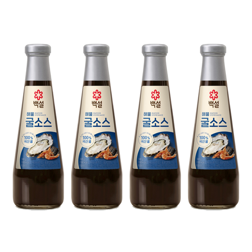 백설 해물 굴소스, 500g, 4개