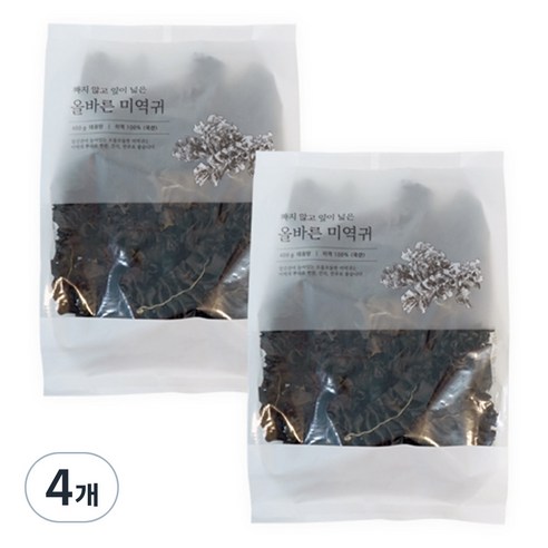 석하 올바른 미역귀, 400g, 4개