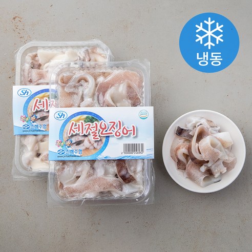 진해수산업협동조합 세절 오징어 (냉동), 500g, 2개 - 오징어 | 쿠팡