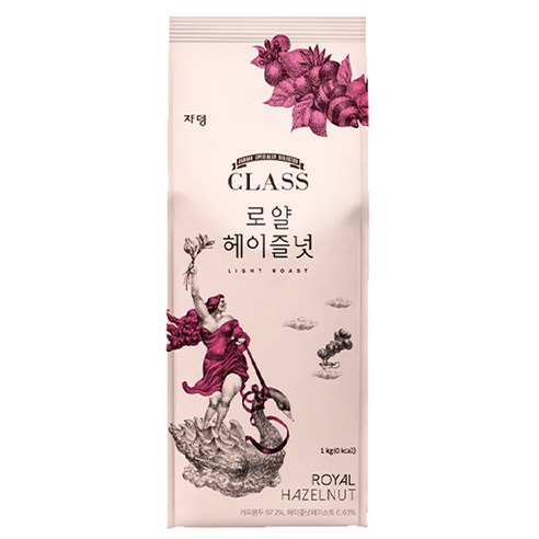 쟈뎅 클래스 로얄 헤이즐넛 원두커피, 분쇄, 1kg, 1개