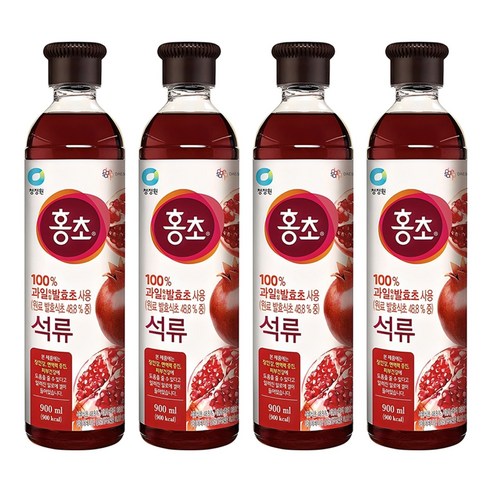 홍초 석류, 900ml, 4개
