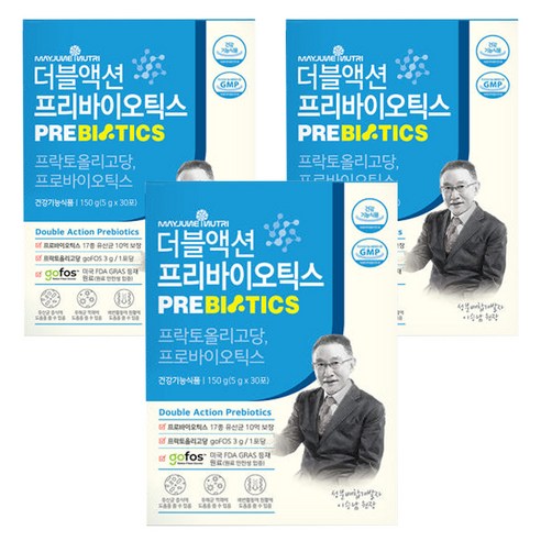 메이준뉴트리 이승남 더블액션 프리바이오틱스 프락토올리고당 유산균 30p, 150g, 3개