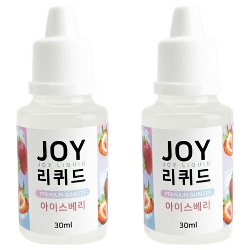 아로마조이 조이리퀴드 슬라임 향료 30ml, 2개, 아이스베리