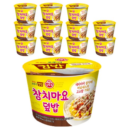 오뚜기 컵밥 참치마요덮밥, 217g, 12개