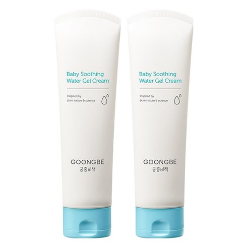 궁중비책 베이비 수딩 워터젤 크림 튜브, 120ml, 2개