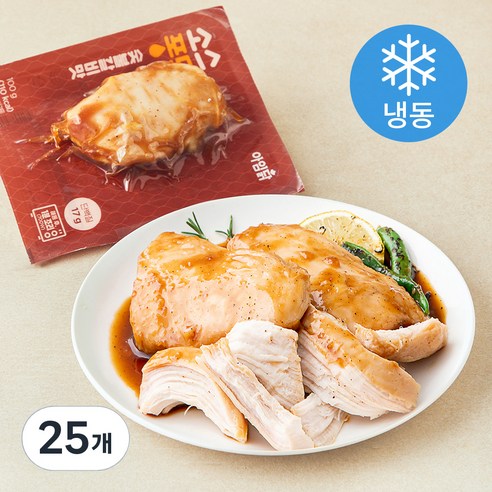 아임닭 소스퐁닭 숯불갈비맛 (냉동), 100g, 1개입, 25개