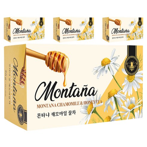 몬타냐 캐모마일 꿀차, 1.3g, 20개입, 4개