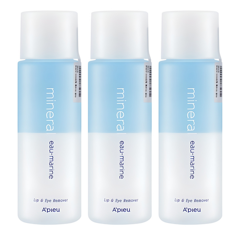 어퓨 미네랄 립앤아이 리무버 오마린, 100ml, 3개