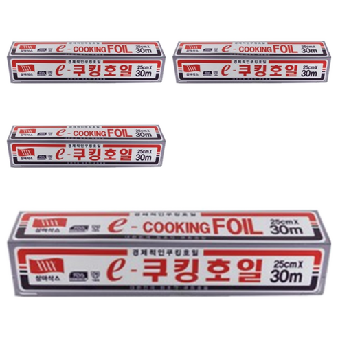 삼아삭스호일 e 쿠킹호일 25cm x 30m, 4개