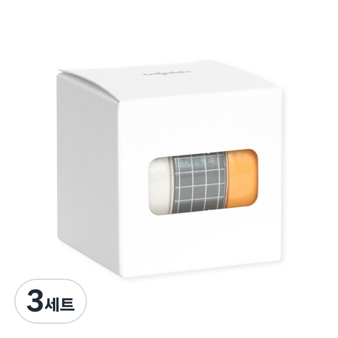 왈가닥스 아르떼 마스킹 테이프 플랜 15mm x 10m 3종 세트, City moon, 3세트