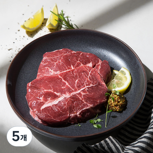 미국산 프라임 탑블레이드 부채살 스테이크 (냉장), 400g, 5개