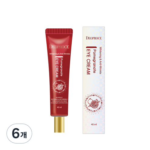 디오프러스 화이트닝 앤 안티링클 석류 아이크림, 40ml, 6개