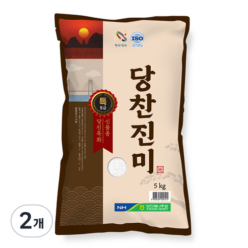 당진해나루 특등급 당찬진미 쌀, 5kg, 2개