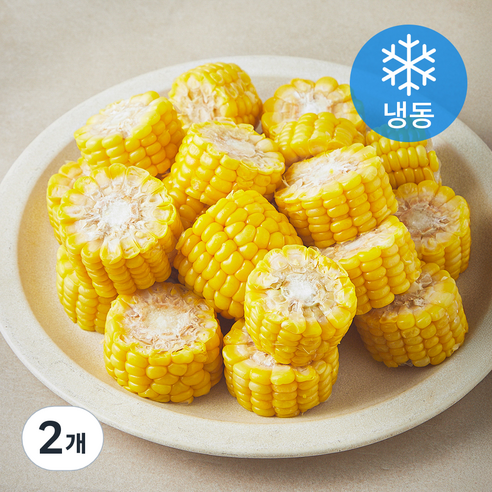 지엔씨푸드 증숙 옥수수 (냉동), 1kg, 2개, 1개입