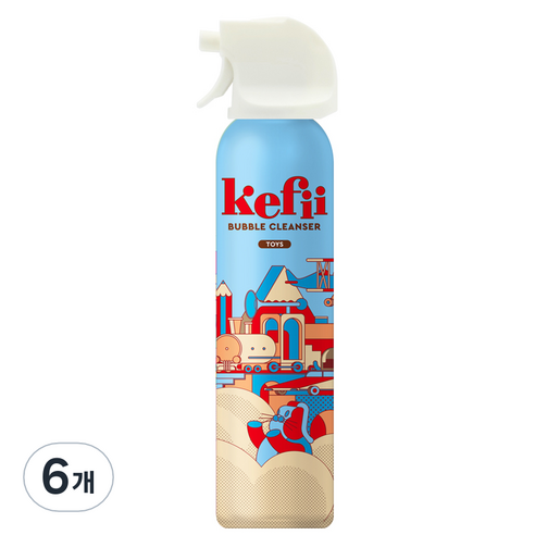 케피버블 클렌저 토이즈 블루폼 베리향, 6개, 200ml