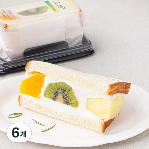 도제 리코타치즈 후르츠산도, 160g, 6개