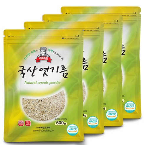 배대감 국산 엿기름, 500g, 4개
