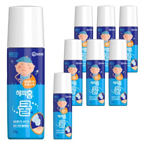 해피홈 외용소독 쿨액 50g, 8개