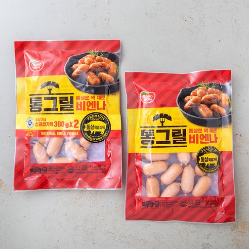 동원에프앤비 통그릴비엔나, 360g, 2개