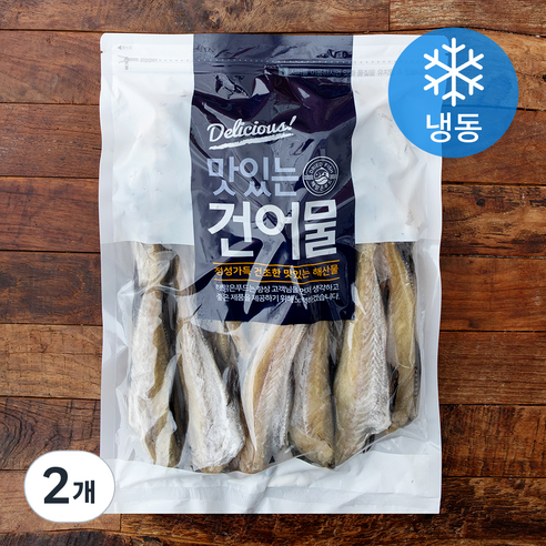 해맑은푸드 반건조 조미노가리 중 (냉동), 2개, 1kg