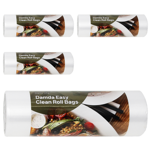 담다비닐 위생 봉투 중형 25cm x 35cm, 중(M), 500개입, 4개