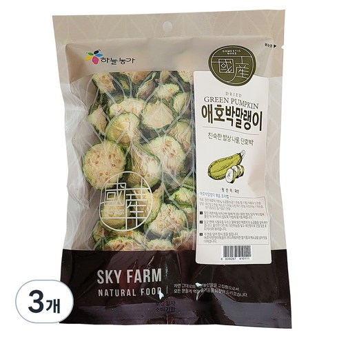 나물이야기 국산 애호박말랭이, 100g, 3개