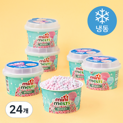 미니멜츠 캔디프로스 구슬아이스크림 (냉동), 50g, 6개입, 4개
