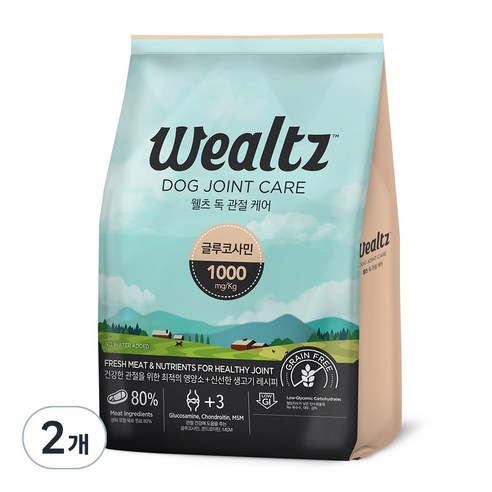웰츠 독 관절케어, 2.1kg, 2개