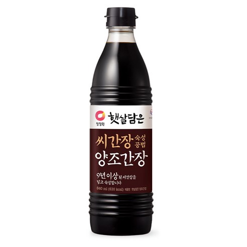 햇살담은 씨간장 숙성공법 양조간장, 840ml, 1개