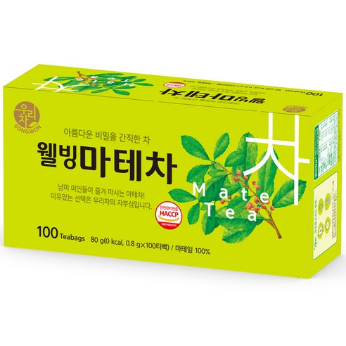 우리차 웰빙 마테차, 0.8g, 100개입, 1개