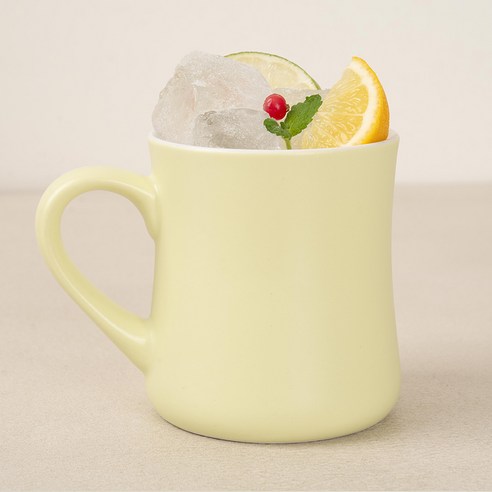 해피정코리아 실렌더 머그컵 450ml, 무광 애플그린, 1개