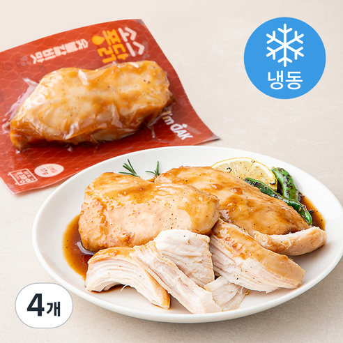 아임닭 소스퐁닭 숯불갈비맛 (냉동), 100g, 4개