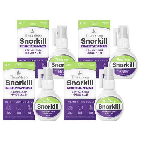 테라슬립 스노킬 잔탄검 스프레이액, 4개