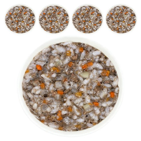 짱죽 실온 이유식 후기 진밥, 혼합맛(블루베리/한우), 160g, 5개