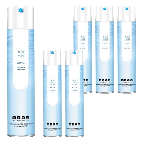 무로 아쿠아 베쓰룸 클리너, 500ml, 6개