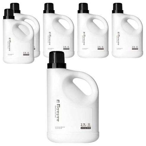 살림백서 실내건조 드럼용 세탁세제 본품, 2.7L, 6개