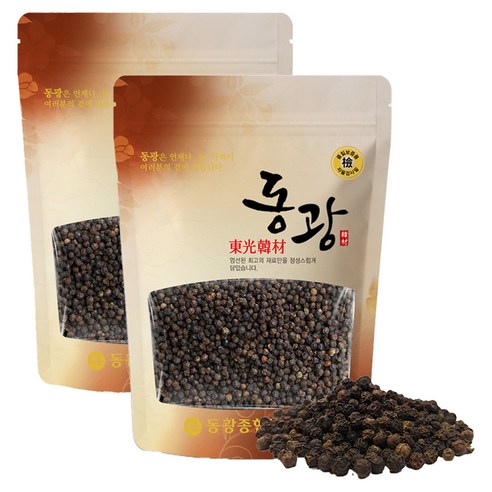 동광한방몰 리필용 통 흑후추, 200g, 2개