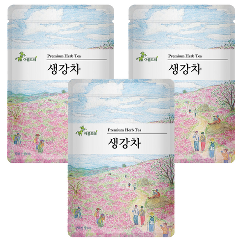 아름드레 삼각티백 생강차, 1.3g, 25개입, 3개