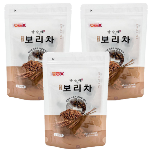 한잔애 볶음 보리차, 2g, 20개입, 3개